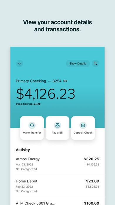 LA Financial Credit Union Screenshot