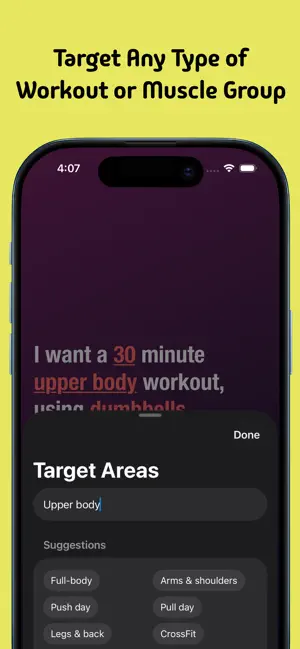 InstaSet: AI Workout Generator screenshot 2