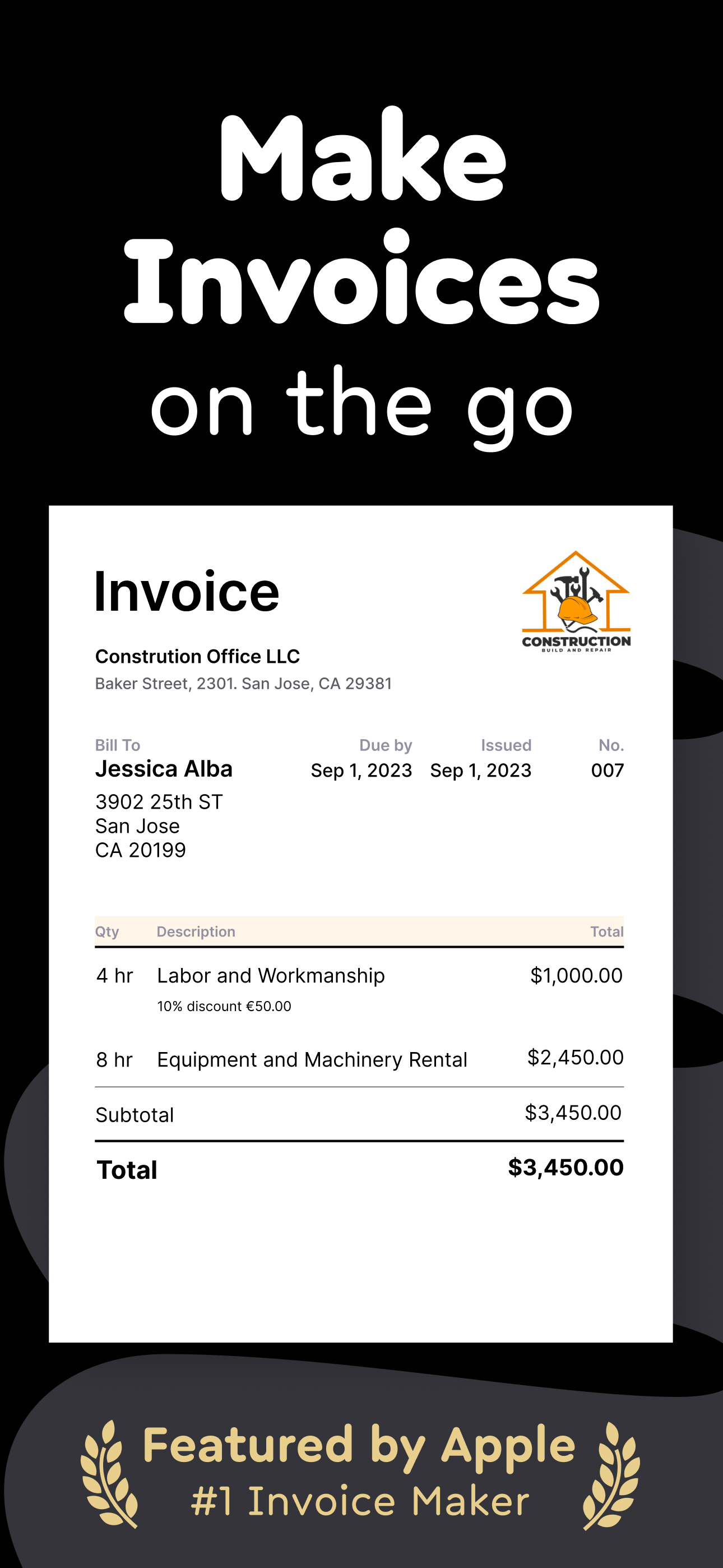Billdu: Invoice Estimate Maker