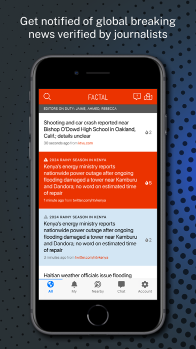 Factal News Screenshot