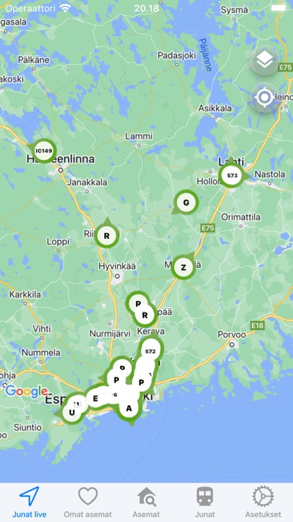 JunatNyt Trains Finland screenshot-5