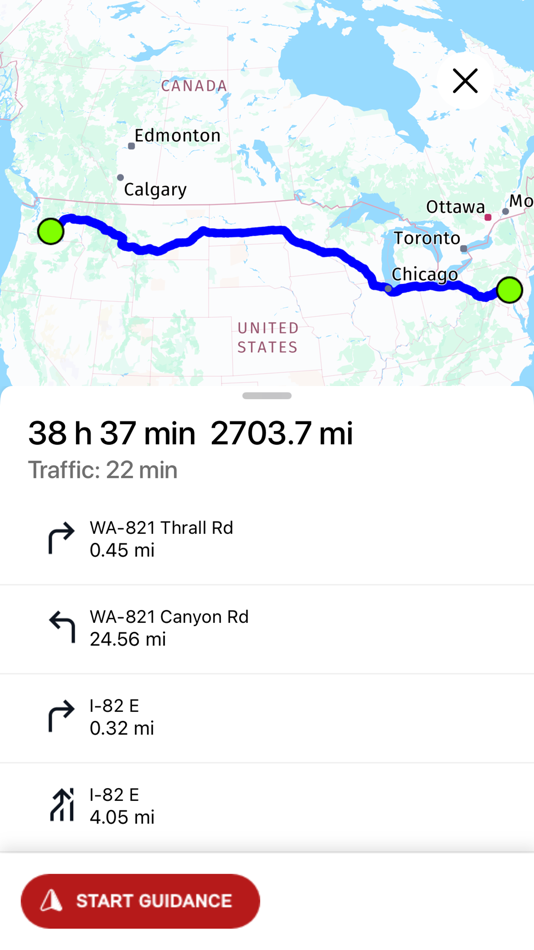 #4. MTTS 2024 Route (iOS) 由: MapQuest Holdings LLC