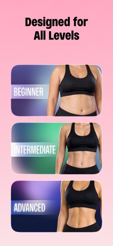 Female Fitness - Home Workout iPhone screenshot
