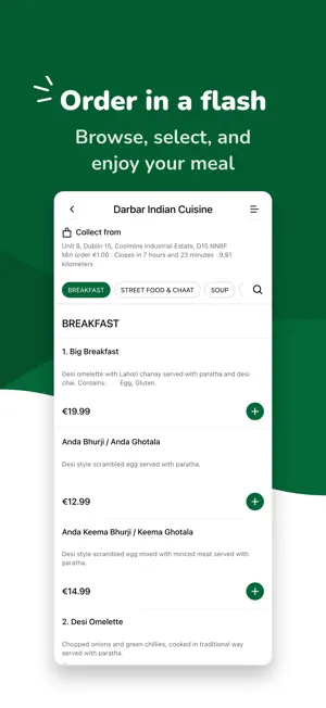 Darbar Indian Cuisine Dublin screenshot 1