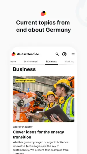 deutschland.de screenshot 1