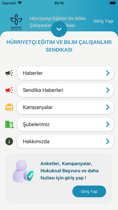 Hurriyetçi Eğitim Sen Screenshot