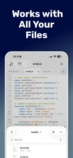 Скриншот Txt.edit - Simple Text Editor на iPhone 4