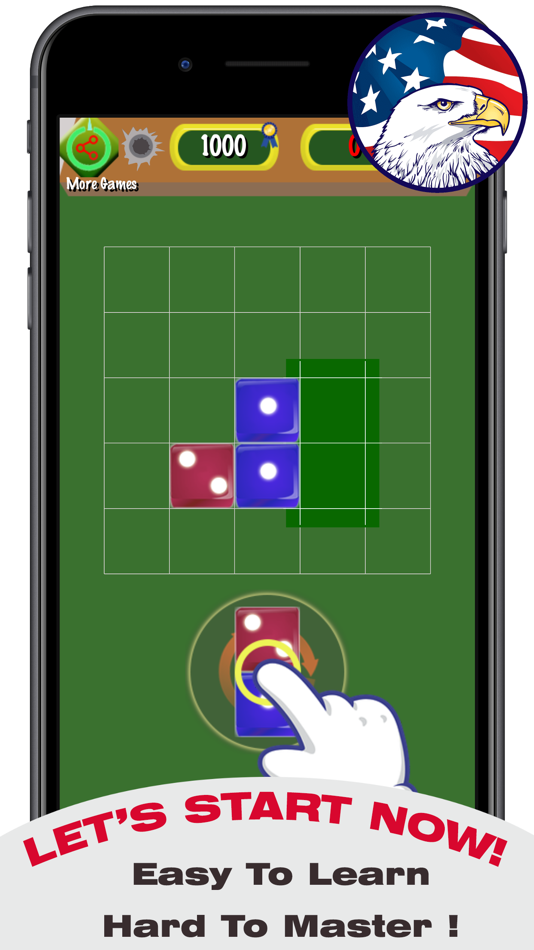 #5. Dice Merge Game – Fun 7 Dice (iOS) By: nguyen duc toan