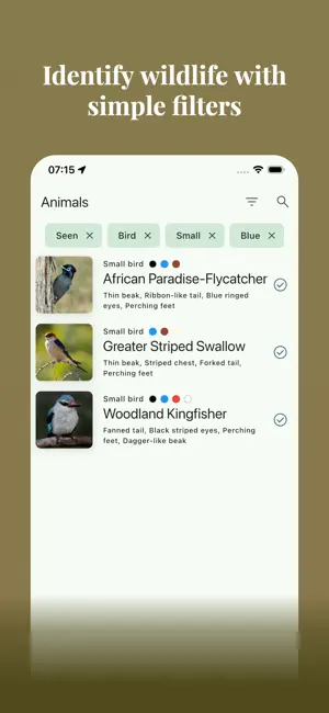 Bushwak: African safari guide screenshot 2