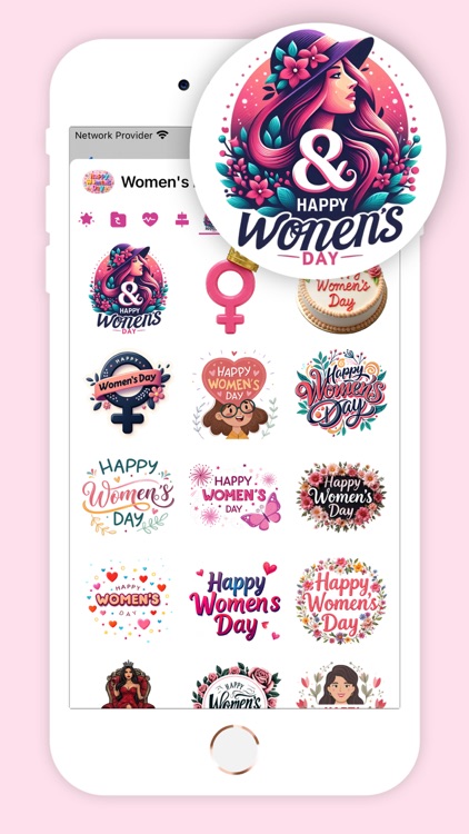 Women's Day iStickers