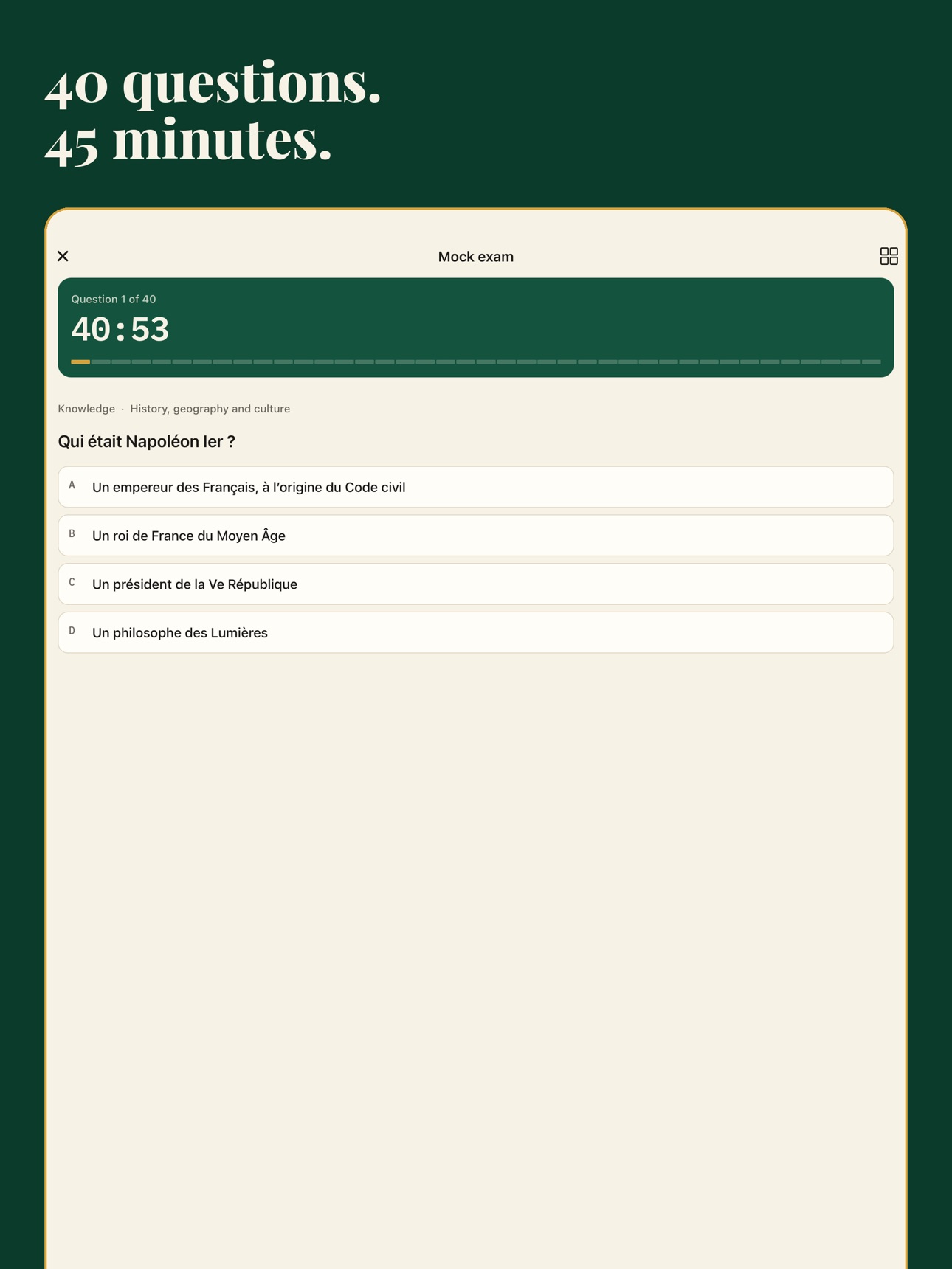 Screenshot 10 of French Civic Exam : Residency