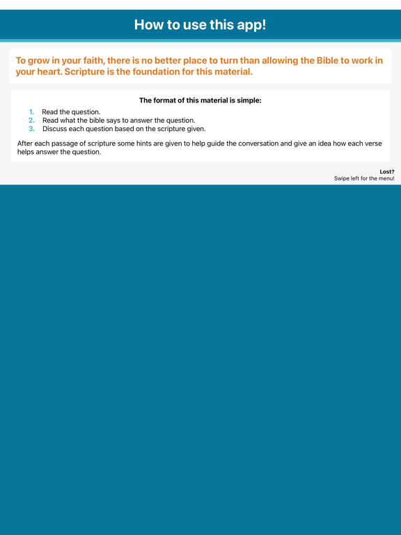 Transferable Discipleship 3.0 iPad screenshot 3 - Education app