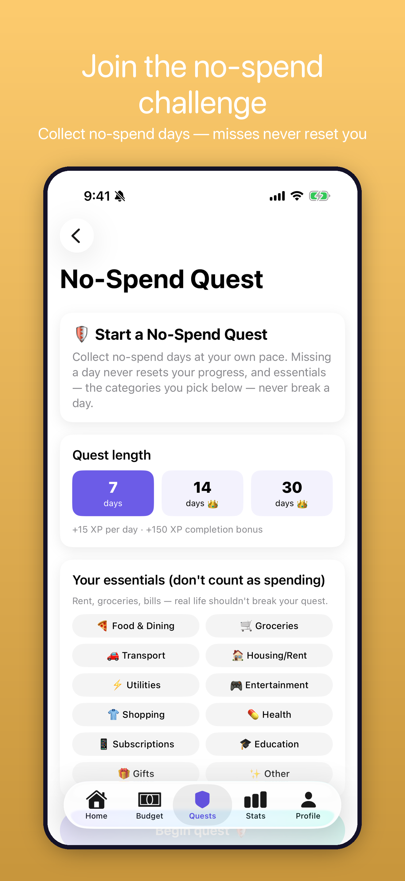 BudgetQuest screenshot 6