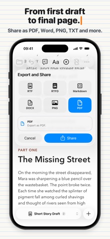 TextEdit - Text Editor iPhone screenshot