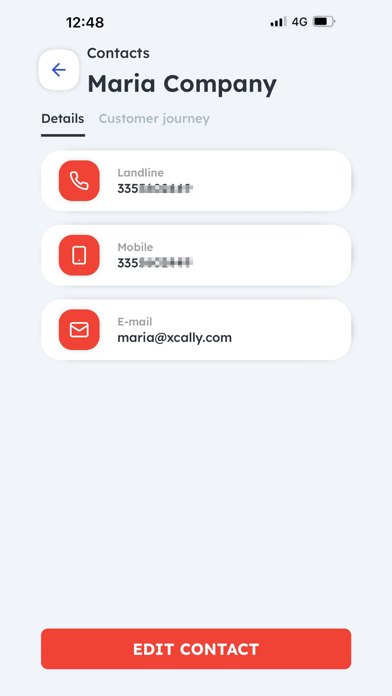 XCALLY Mobile Screenshot