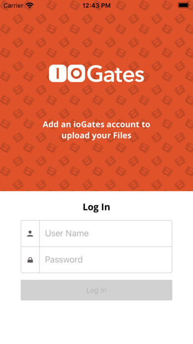 Screenshot #1 pour ioGates Upload