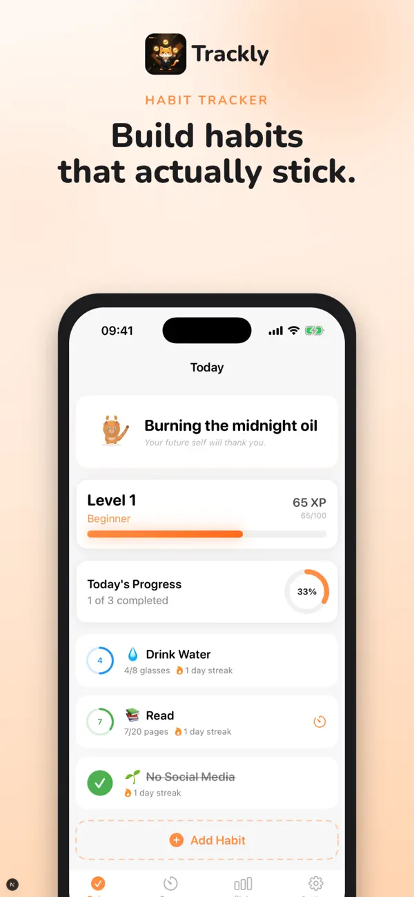 Screenshot #1 pour Trackly
