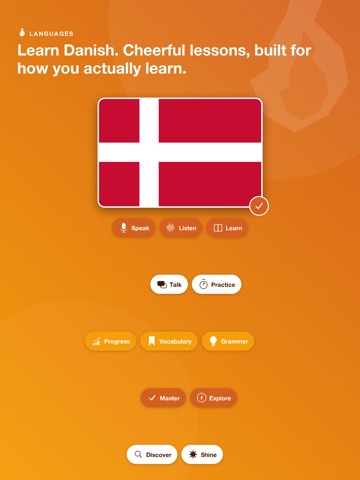 Learn Danish - BrightLingo iPad screenshot