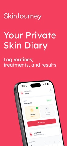 AI Skin Analyzer: SkinJourney iPhone screenshot