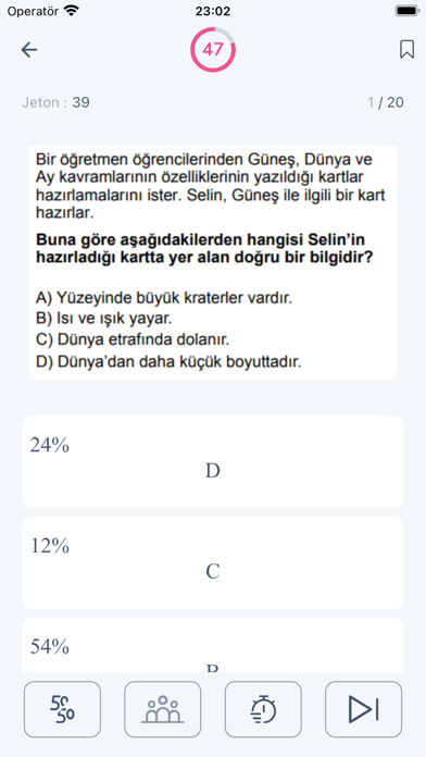 Açık Ortaokul Testleri Screenshot