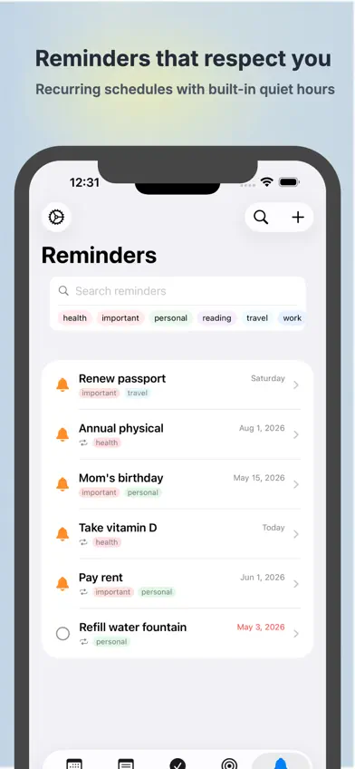 NoteThing Planner screenshot 2
