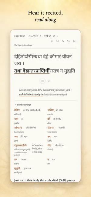 Bhagavad Gita: Read & Search screenshot 2