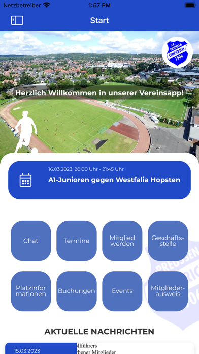 SC Preussen 06 Lengerich e.V. Screenshot