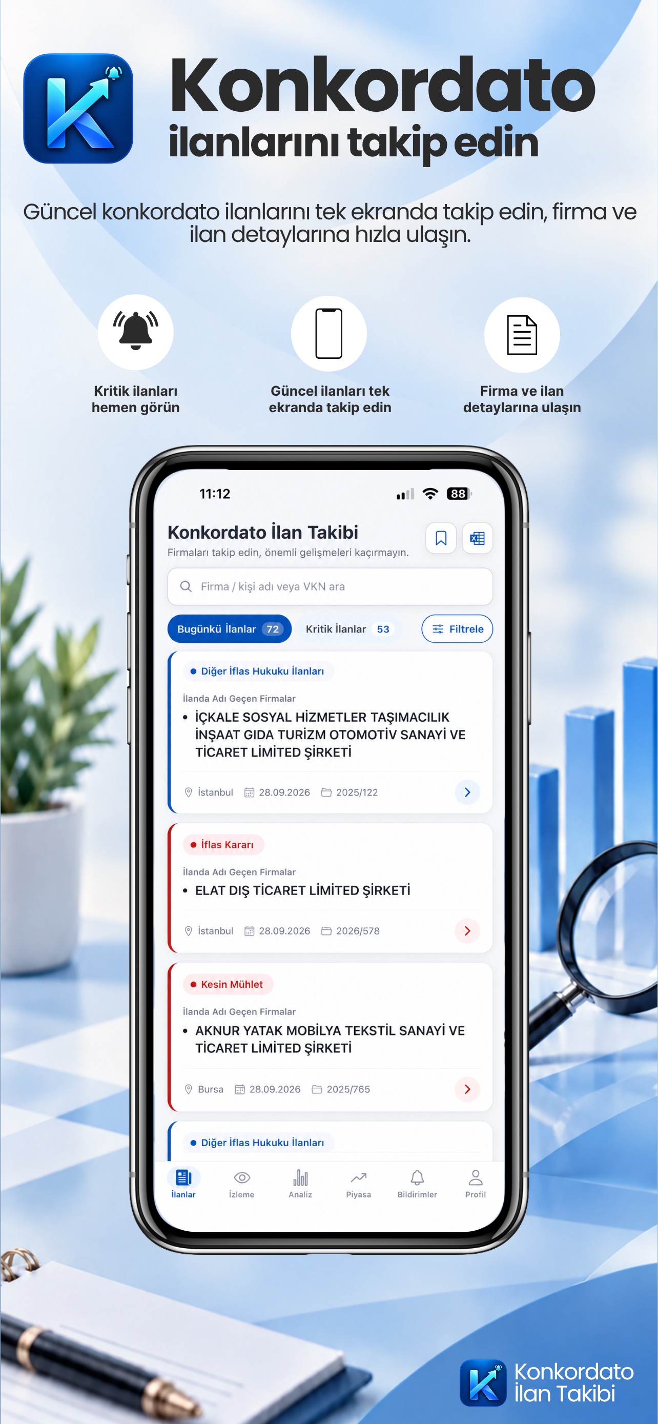 Screenshot 1 of Konkordato İlan Takibi