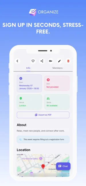 Organize - Event Manager screenshot 2