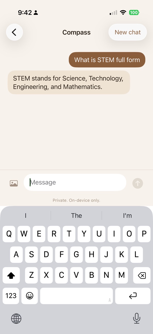 iPhone screenshot