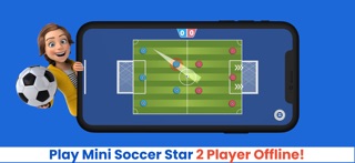 Mini Soccer Star 2 Player Game screenshot