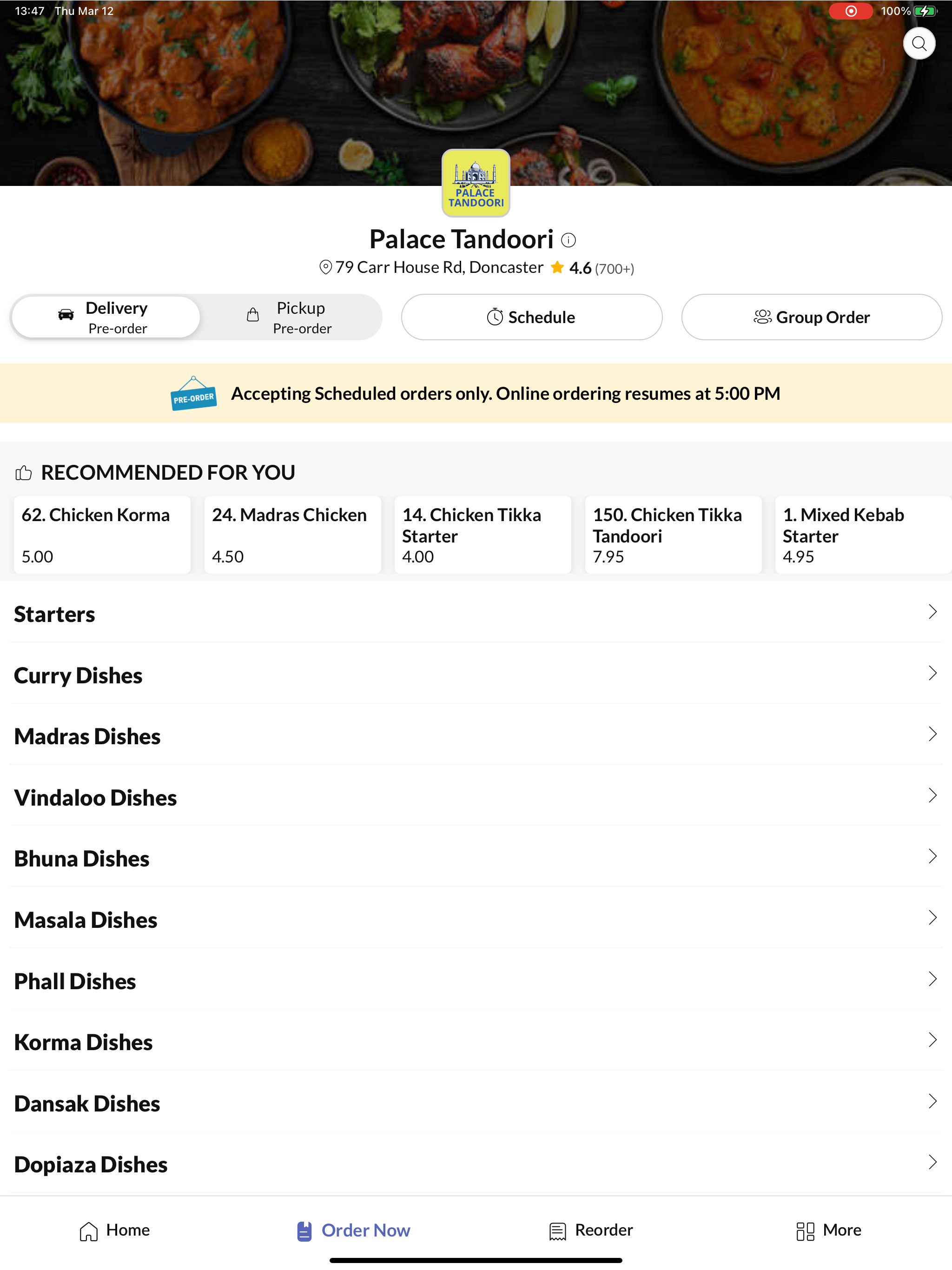 Palace Tandoori  Doncaster screenshot 6