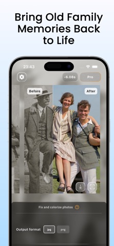 UltraSharp AI Upscaler & Edits iPhone screenshot