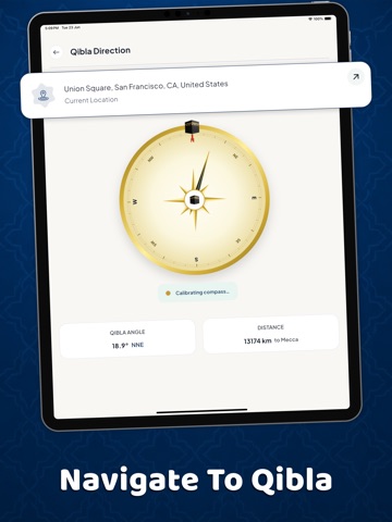 Qibla & Quran Prayer Companion iPad screenshot