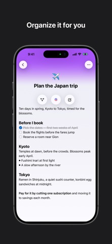 Clair Mind: AI Organized Notes Screenshot 3 of 8