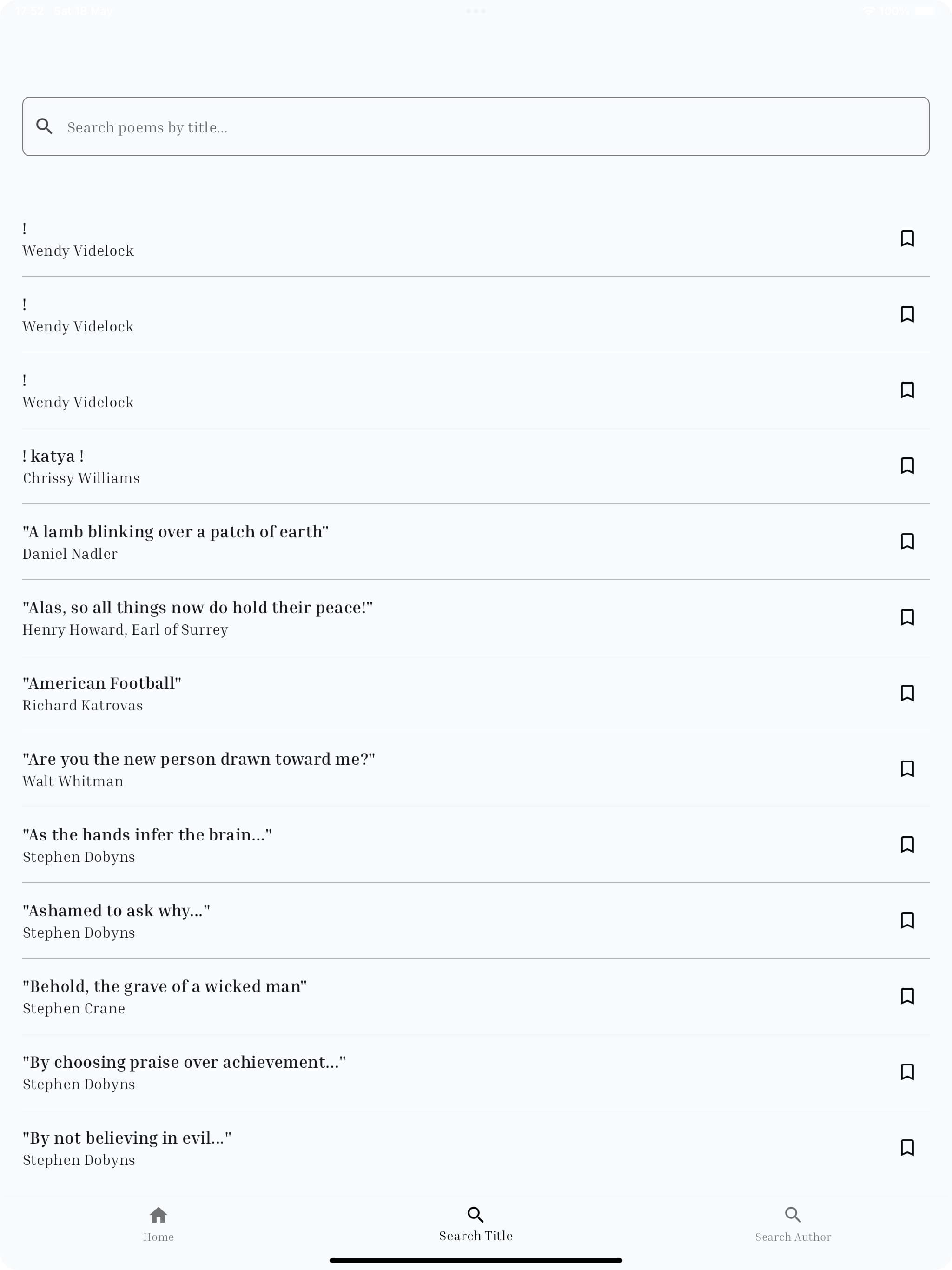 Poetry Pocket - daily poems