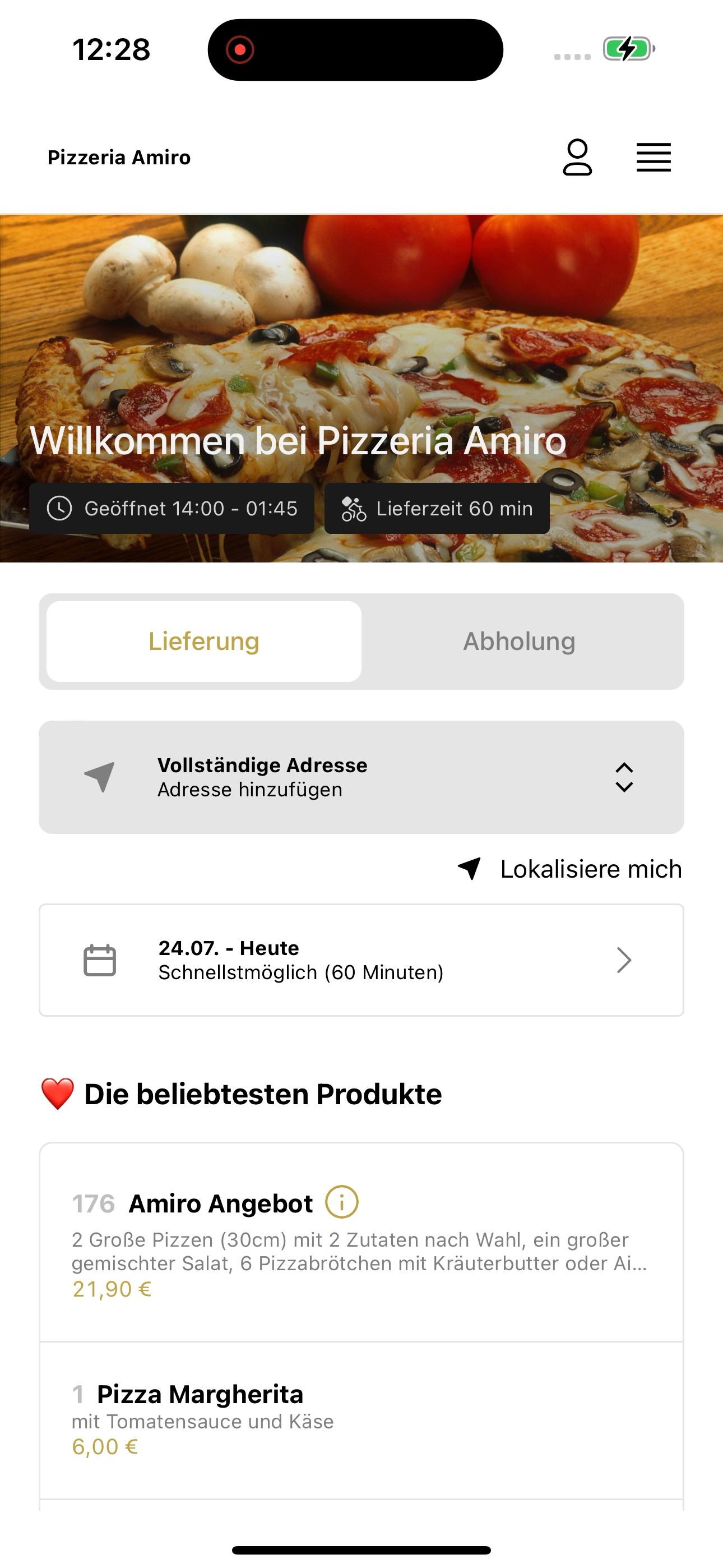 Pizzeria Amiro screenshot 3