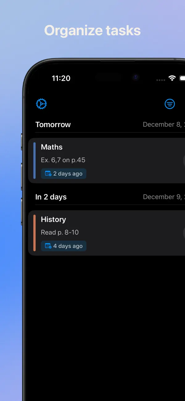 Screenshot #2 pour Timetable Manager