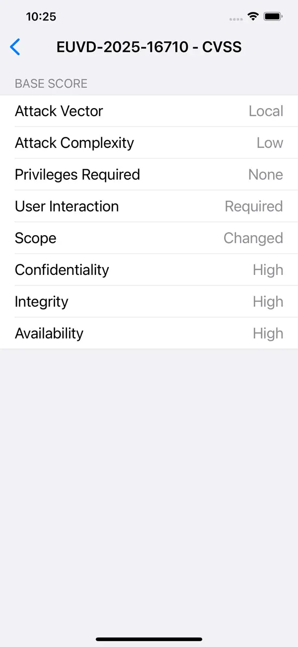 #3. EUVD (iOS) 게시자: Dirk Einecke