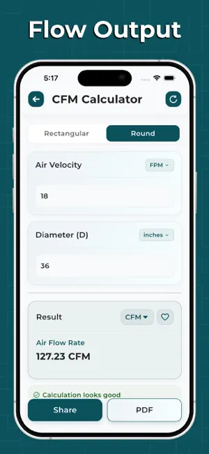 Duct Calculator - HVAC Sizing screenshot 3