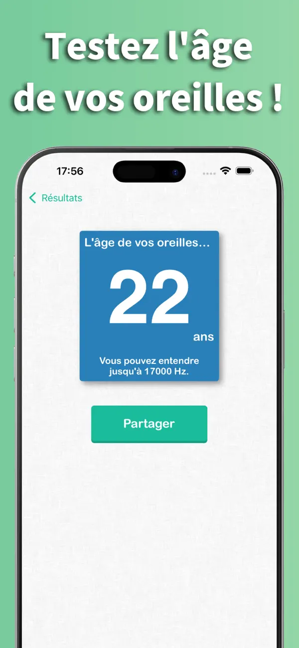 Screenshot #3 pour Test Auditif et Âge Auditif