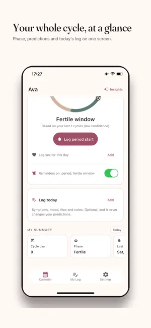Ovulation Fertility Tracker screenshot 4