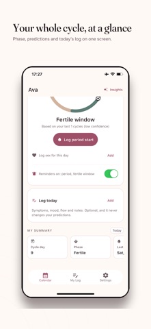 Ovulation Fertility Tracker Screenshot 4 of 5