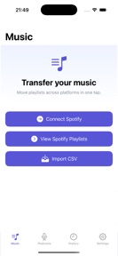 Transfer Music-Playlist&Import screenshot