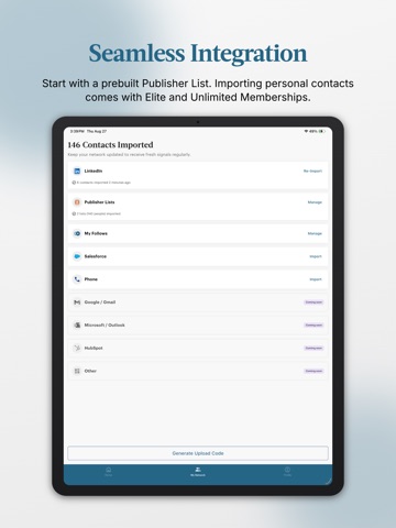 BizNotify iPad screenshot