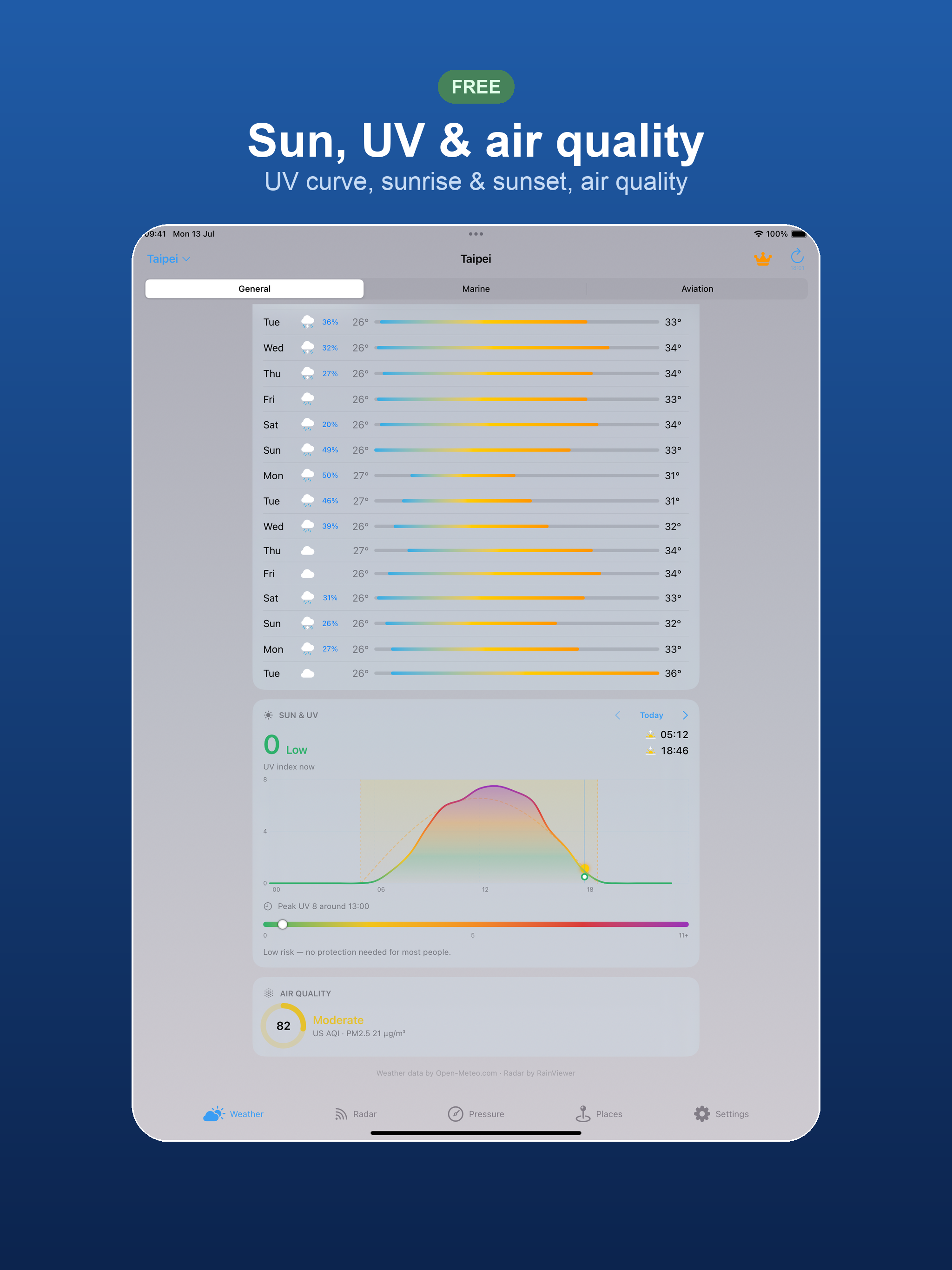 Windrose: Weather Radar & Rain screenshot 12