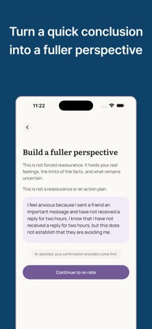 Unspool: CBT Thought Journal Screenshot 4 of 5