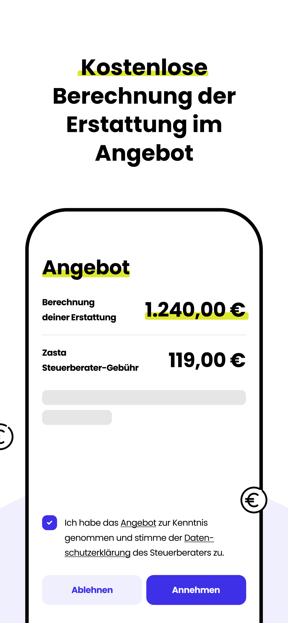 Zasta – Super-App für Steuern screenshot 6