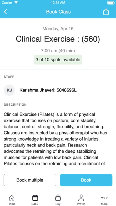 Ideal Physiotherapy Screenshot