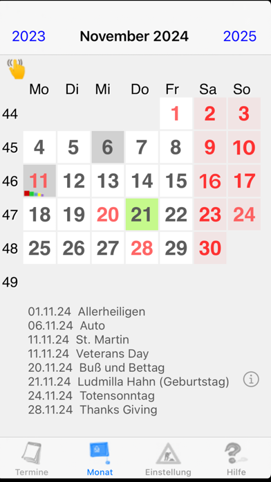 Screenshot #2 pour Termin-Kalender